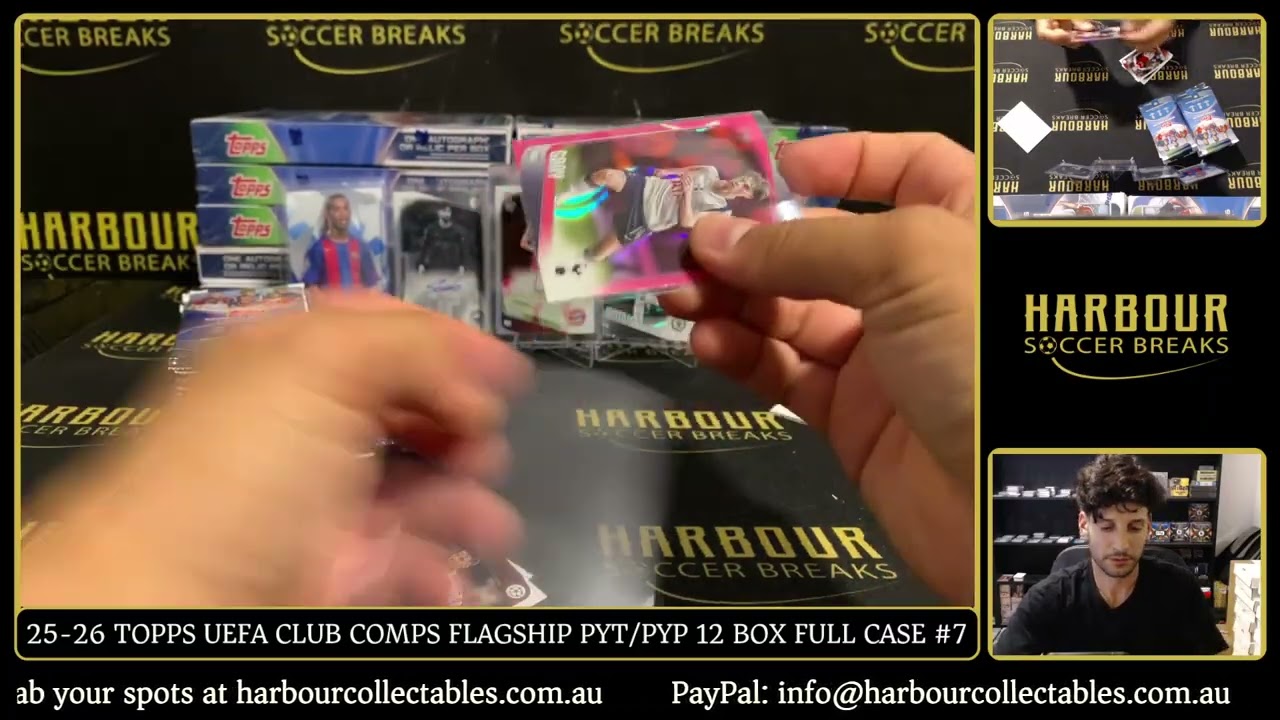 Break #7 - 25-26 Topps UEFA Club Competitions Hobby PYT/PYP 12 Box Full Case