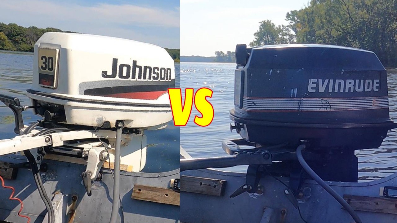 Evinrude 1989 25 против Jonson 1998 30 л.с.