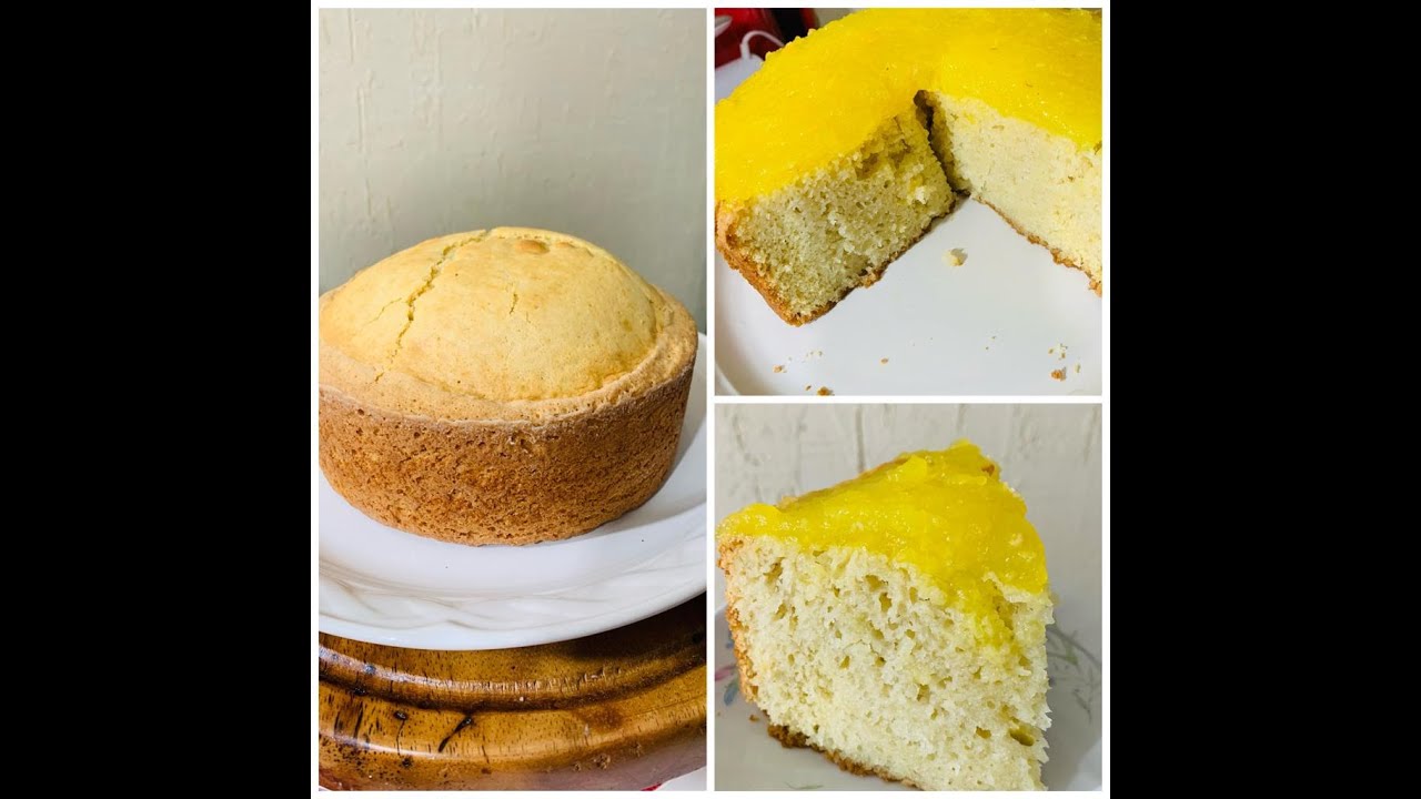 pastel o torta envinado de piña humedo