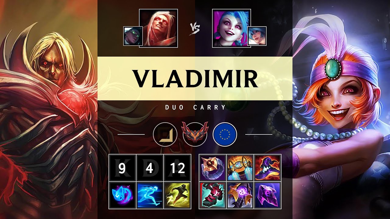 Vladimir Carry vs Jinx - EUW Grandmaster Patch 25.18