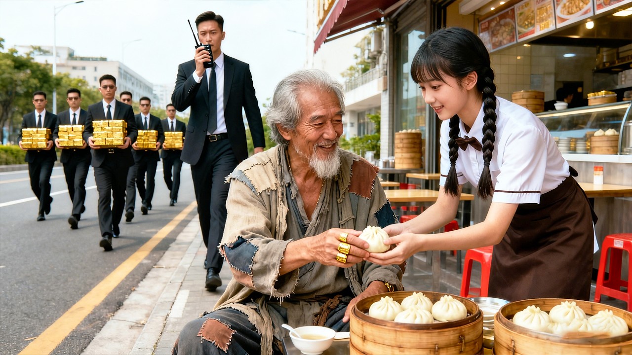老人故意扮窮考驗人心，不料只有一旁的少女願意服務他！殊不知老人是全城首富，坐享潑天富貴，決定幫助少女逆襲人生！JDDJ #短劇 #家庭 #逆袭