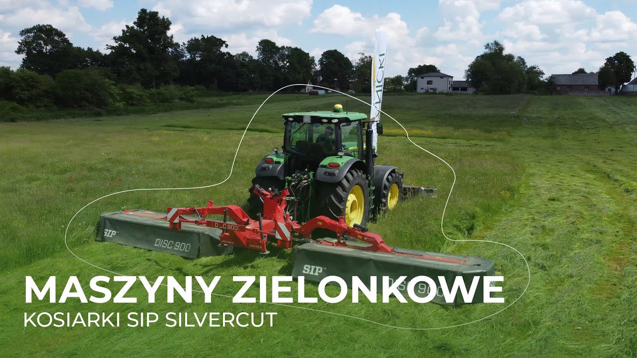 MASZYNY ZIELONKOWE: zestaw kosiarek SIP Silvercut