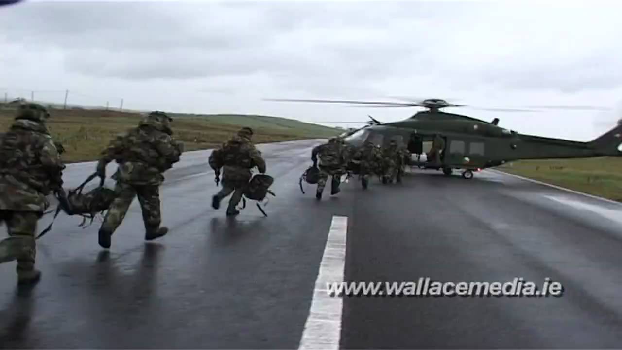Irish Defence Forces Training Exercise in Donegal