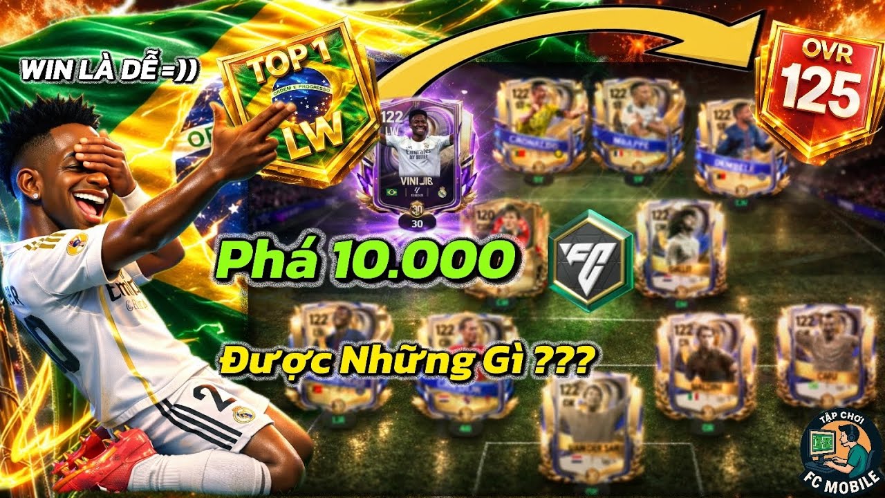 Đốt 10.000 FV 🔥 Săn Siêu Phẩm FC Mobile – Kết Quả Khiến Tôi Sốc 😱 