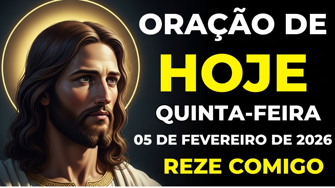 ORAÇÃO DE HOJE PODEROSA (05 DE FEVEREIRO) O MILAGRE DO ROMPIMENTO| REZE COMIGO | QUINTA-FEIRA