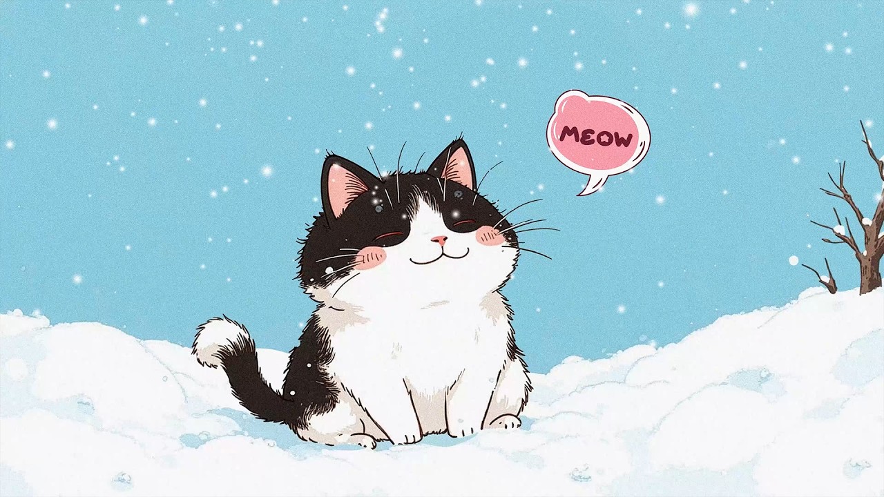 Уютный лоу-фай трек Snow Cat ❄️✨ | Теплый чиллхоп для учёбы и вечерних развлечений