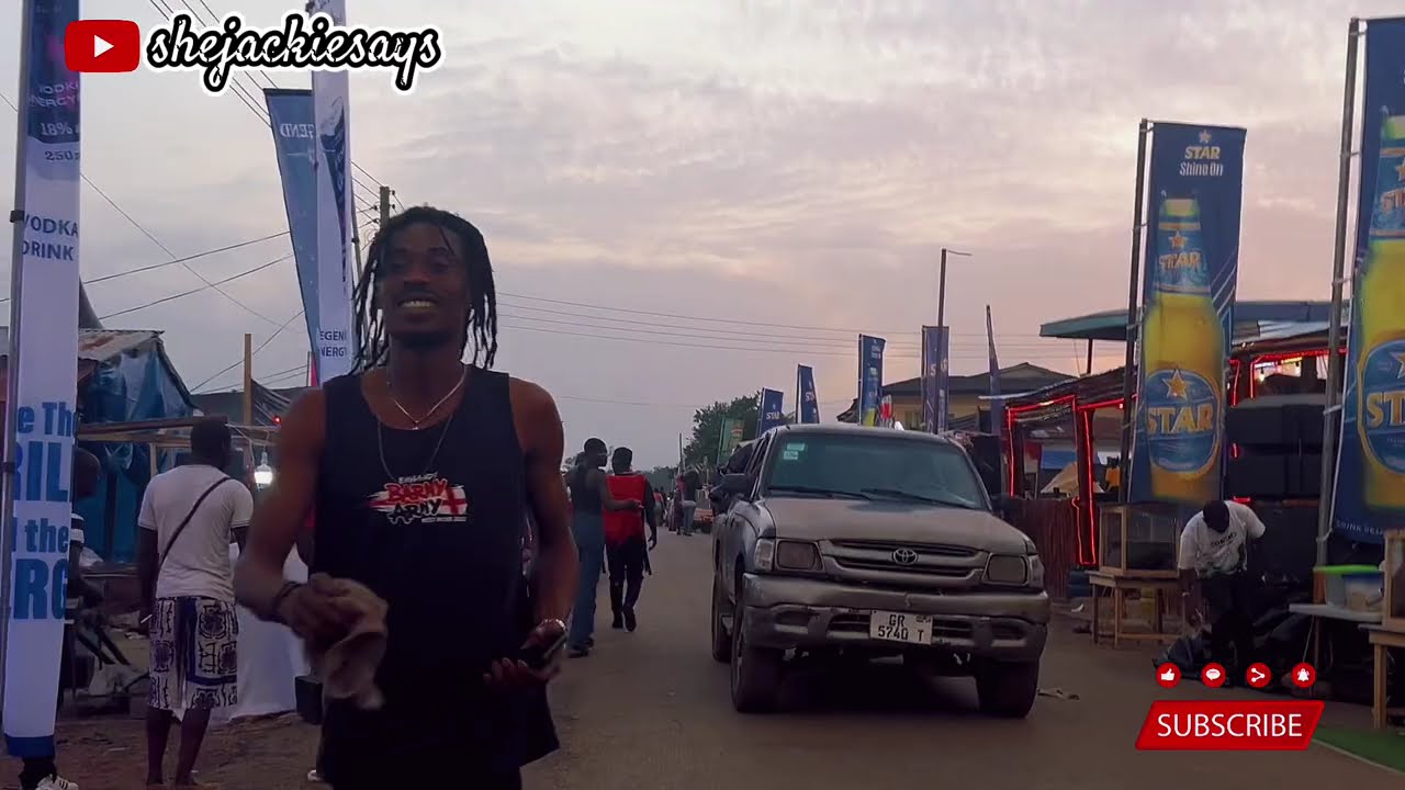 Walk through the street of Ghana’s Kwahu Obomeng with me | Easter 2024