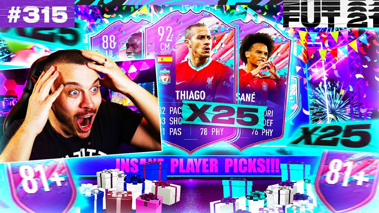 FIFA 21 OMG I PACKED ONE MORE FUT BIRTHDAY PLAYER IN MY 25 X 81+ PLAYER PICKS!