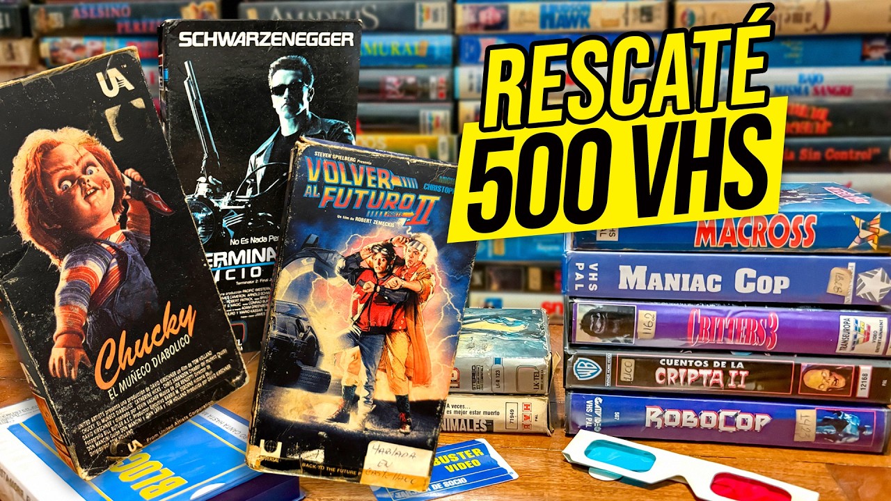 IBAN a TIRAR estos VHS! 📼😱 Grandes JOYAS