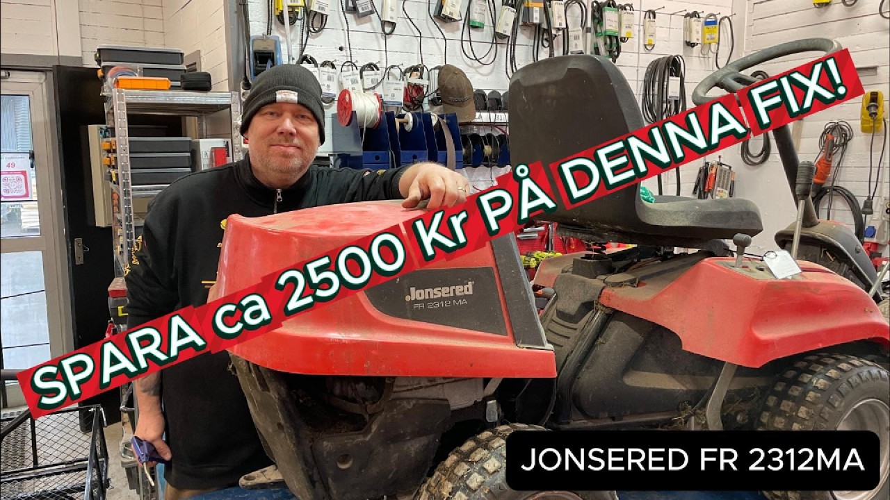 GÖR DET SJÄLV!  SERVICE JONSERED FR 2312MA