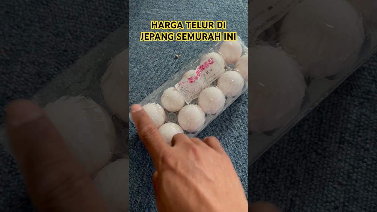 Harga Telur di Jepang semurah ini #kehidupandijepang #hargatelur #telurmurah #jepang