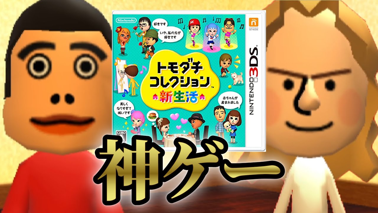 無から人間を創り出せる神ゲー【トモダチコレクション新生活】