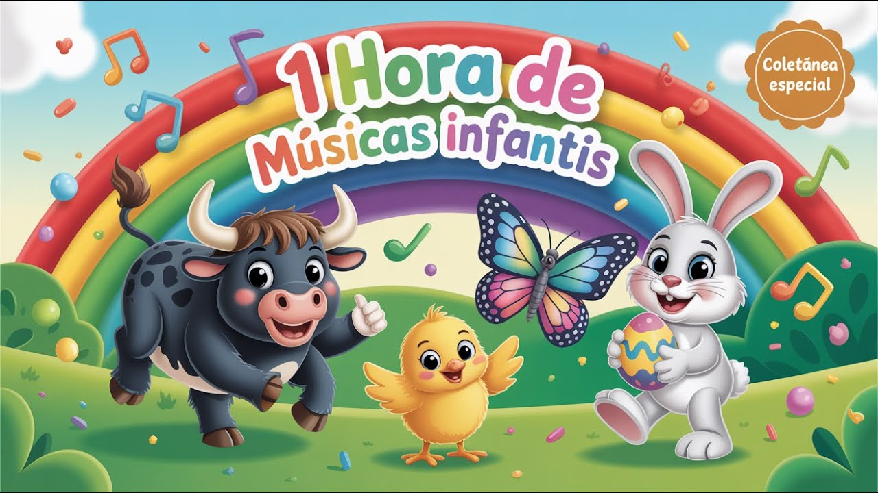 1 Hora de Músicas Infantis | Coletânea Encantadora para Cantar, Dançar e se Divertir!