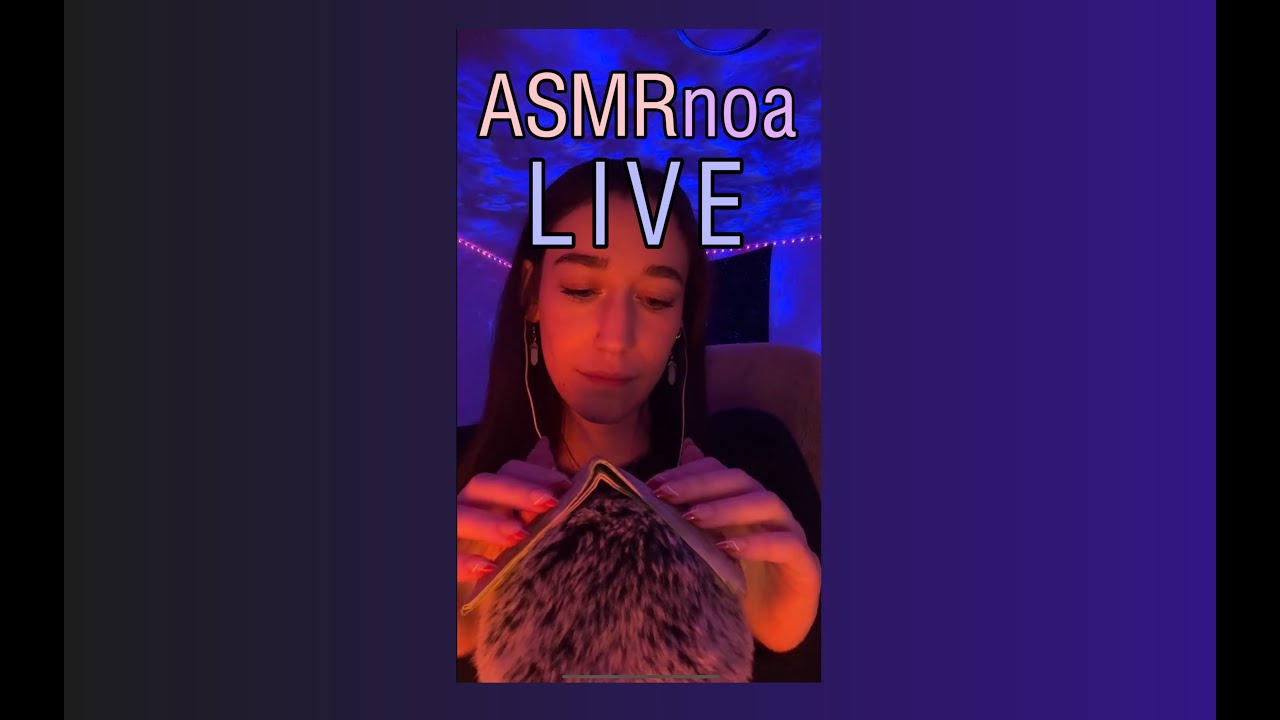 ASMRnoa | asmr for sleep and relaxation 💕| live #54 (and hitting 400k on tiktok!!!!)