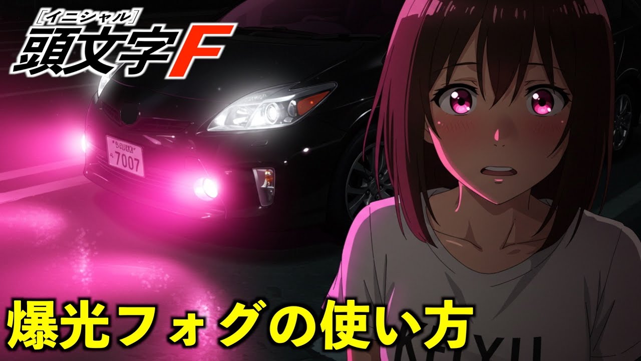 【他人の配慮とか知らん】AI架空アニメ「頭文字Ｆ（フォグランプ）」主題歌~爆光フォグはこう使え~