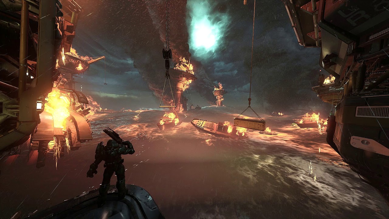 DOOM Eternal: The Ancient Gods part one - UAC Atlantica Facility combat