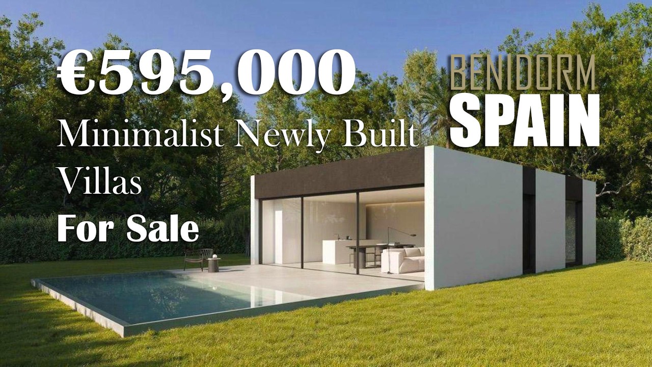 Minimalist Newly Built Villas for Sale in Benidorm, Spain | Property in Spain