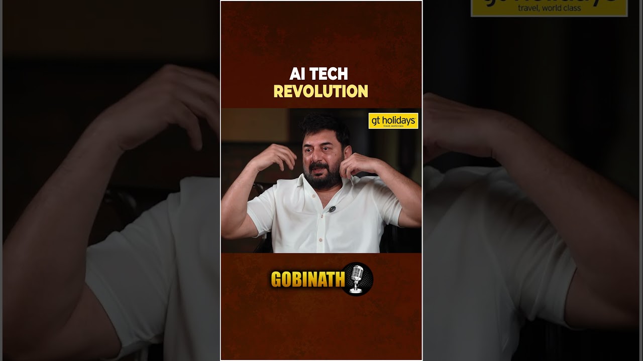 From Cinema to Tech | Arvind Swamy&rsquo;s Secret AI Business Revealed! | Gobinath #shorts