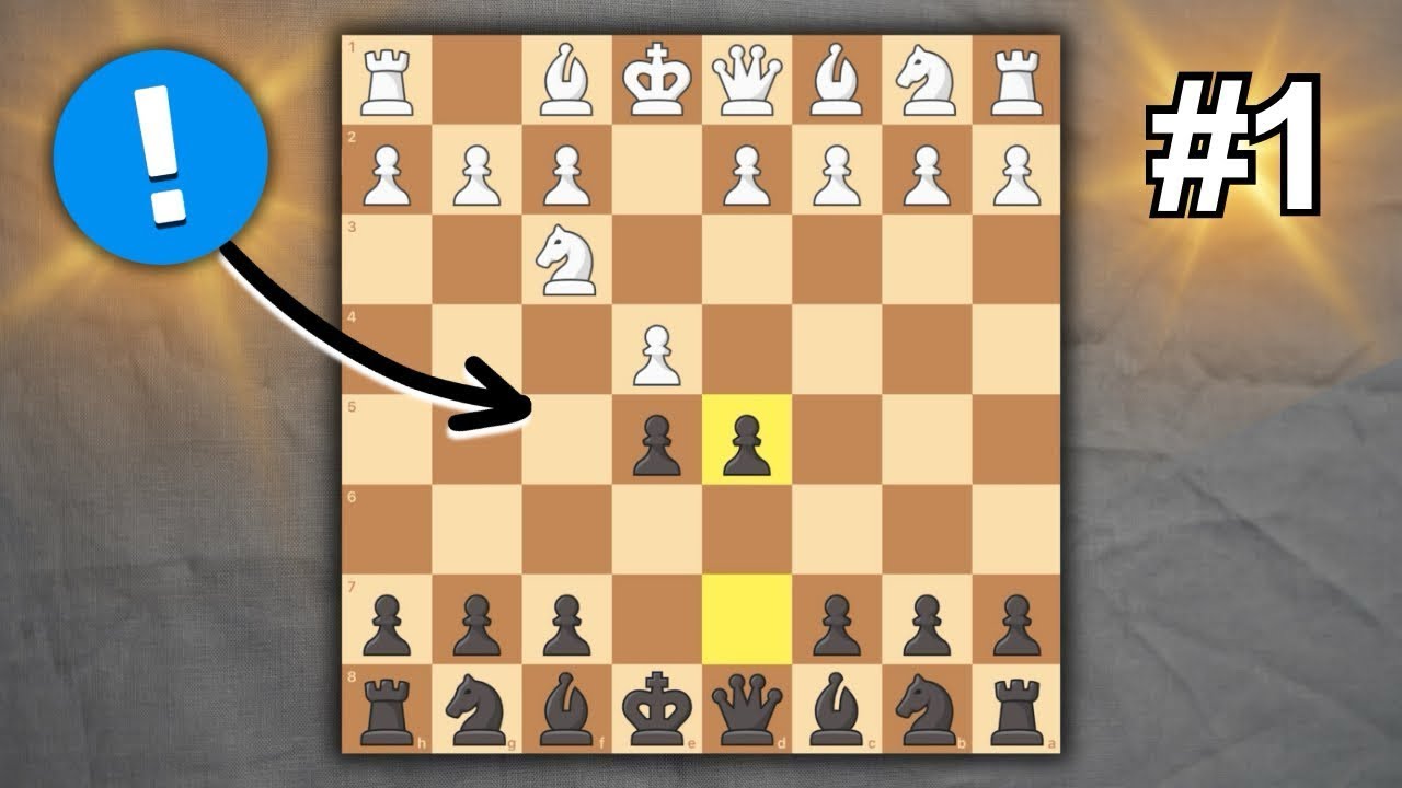 El MEJOR GAMBITO para GANAR en AJEDREZ 🏆♟️(con Negras)
