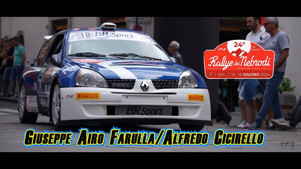 Rally dei Nebrodi 2024 - Giuseppe Airo Farulla/Alfredo Cicirello (Renault Clio S1600)