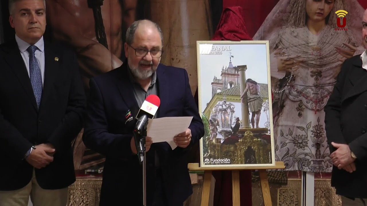 NOTICIA-2026-Juan Miguel Rivas firma el cartel de la tertulia El Fanal para la Semana Santa de 2026