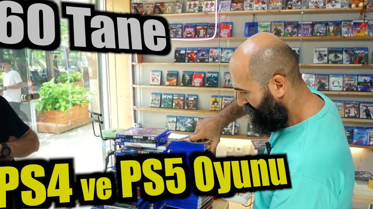 60 Adet PS4 ve PS5 Oyunu Geldi bugün 5 Müşterimiz var