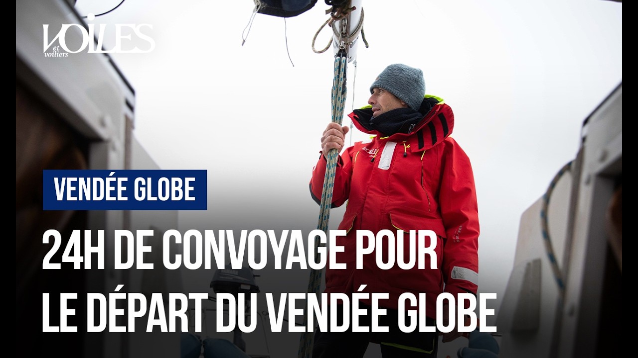 24 heures de convoyage : la rédaction rejoint le départ du Vendée Globe par la mer