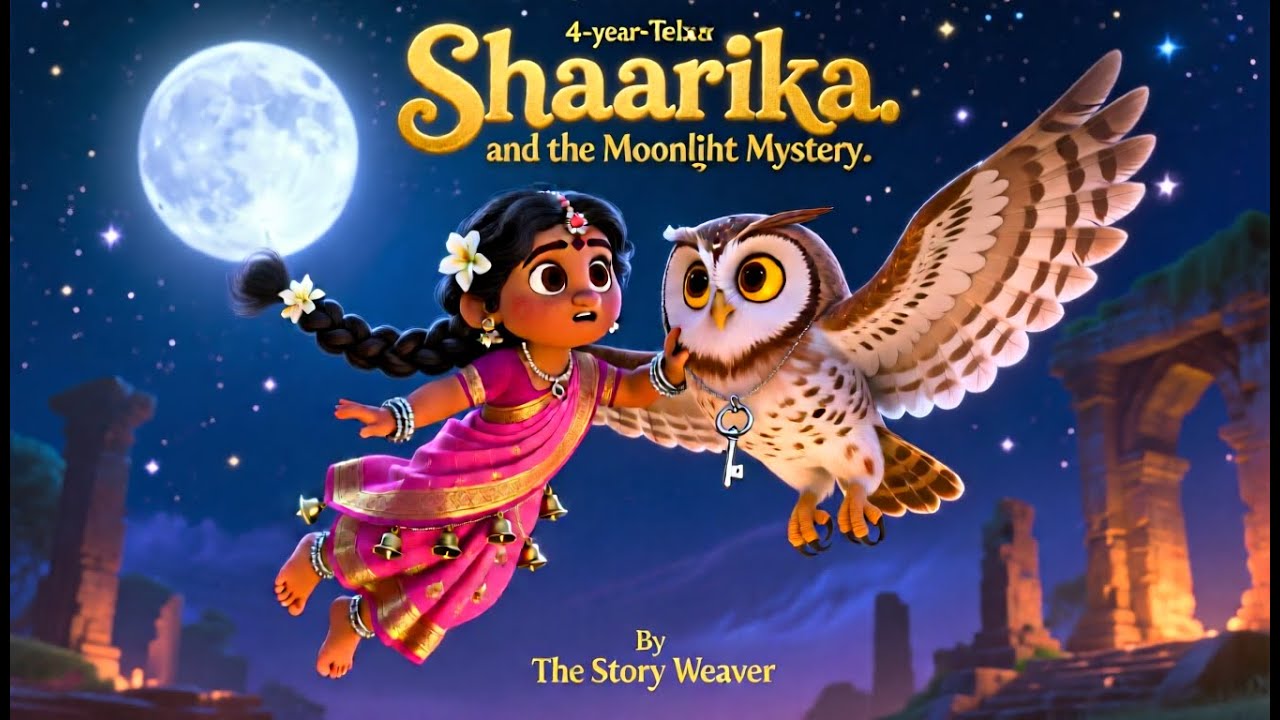 Shaarika & The Moonlit Mystery 🌙: The Bedtime Story That Teaches Patience & Trust!