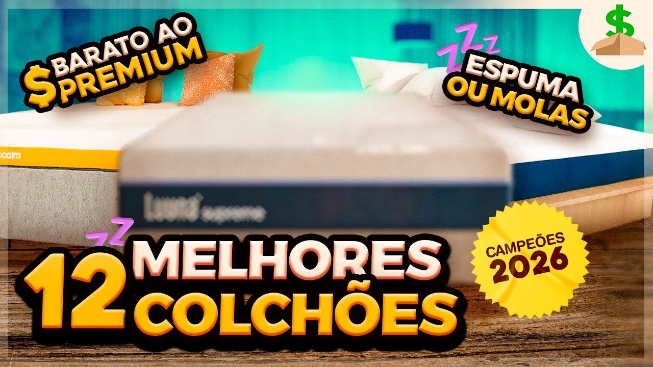 💤 MELHOR COLCHÃO 2026: Qual Comprar nessa IMENSIDÃO de opções? 😳 TOP 12 Colchões Custo Benefício 🏆