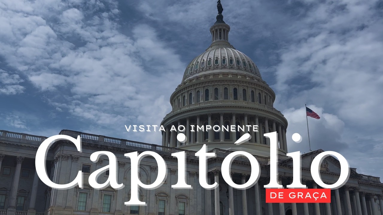 O FAMOSO Capitólio por dentro (DE GRAÇA!!!) 🇺🇸 | Tour COMPLETO em Washington DC