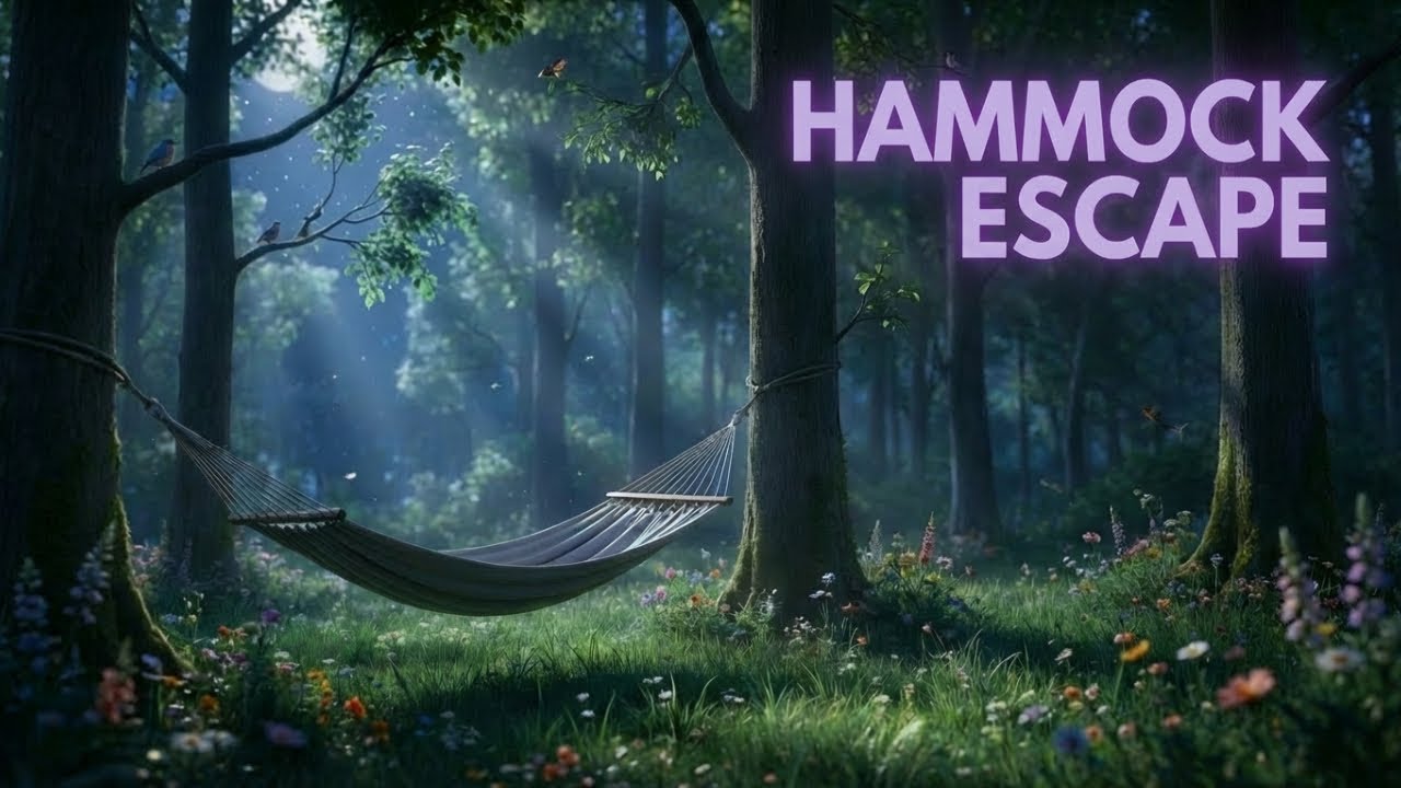Hammock Sleeping Under Stars | Tranquil Nature Sounds