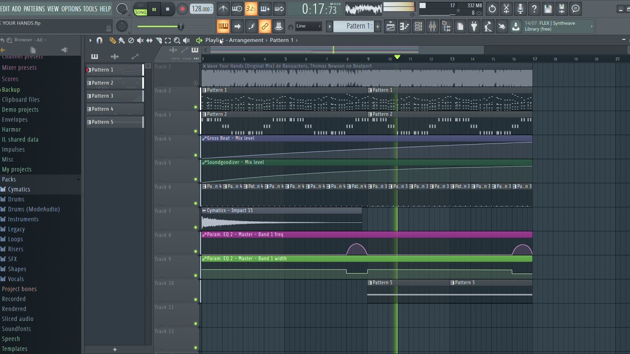 Bassjackers & Thomas Newson - Wave Your Hands (FL Studio Break Remake)