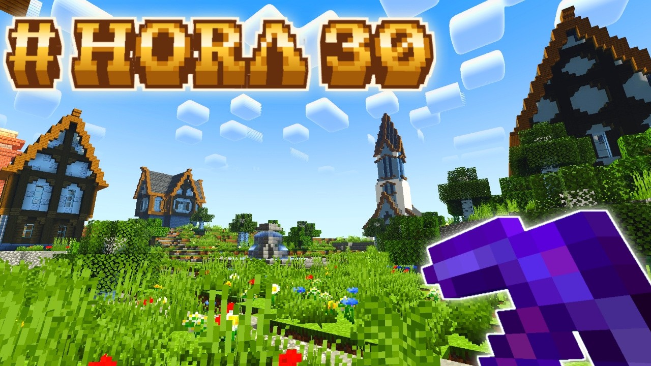 !Transformé una Aldea de Minecraft en un Pueblo Medieval Épico¡ | STK 1