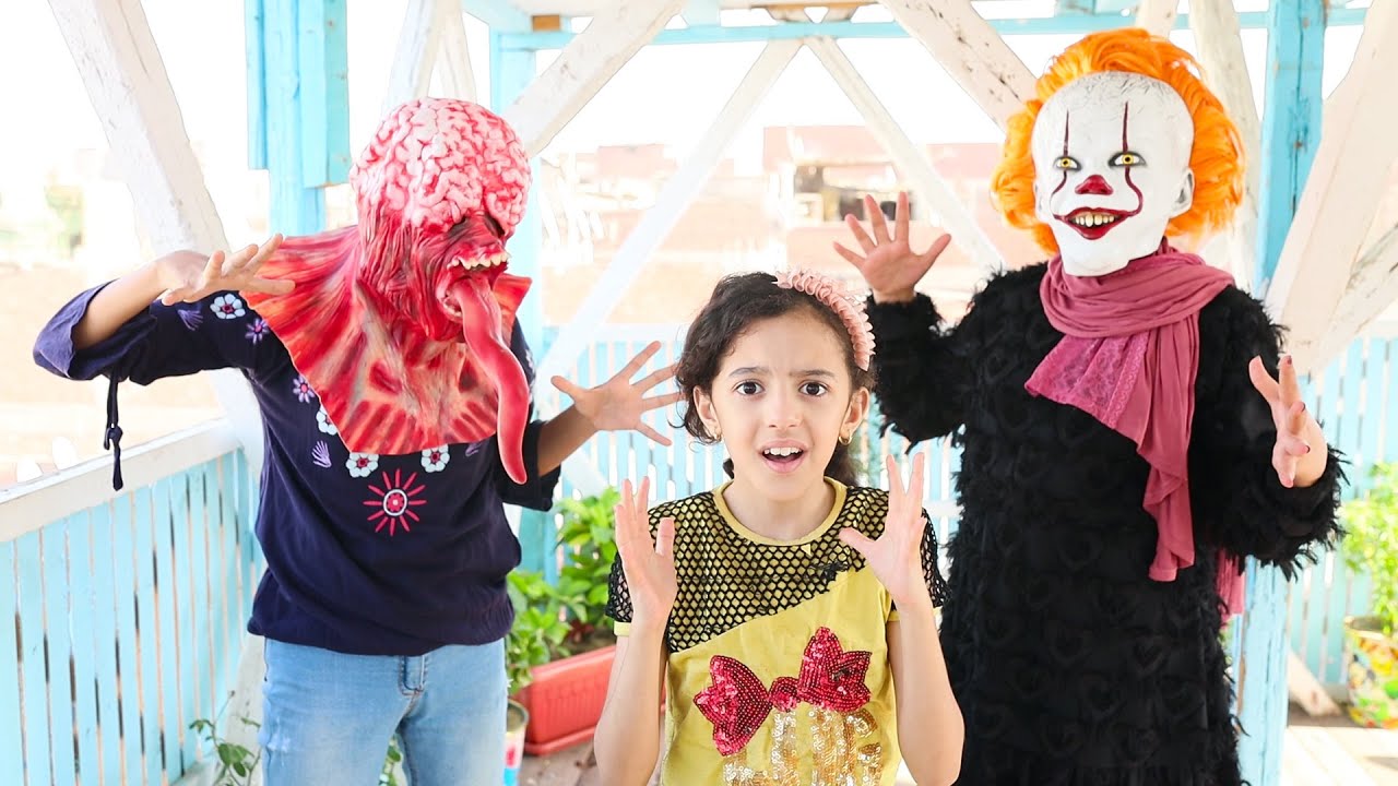 بنت تتسبب فى رعـب وخوف اختها الصغيرة لصنعها اشياء لا يصدقها عقل  😱 !!