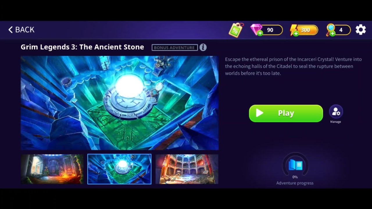 Grim Legends 3 The Ancient Stone                                 Bonus Level 