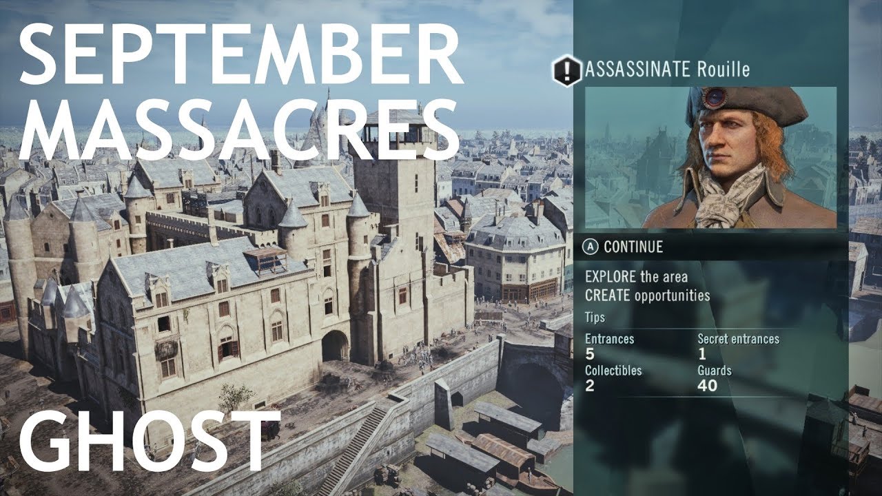 Assassin's Creed Unity - September Massacres - Ghost (4k/60fps)