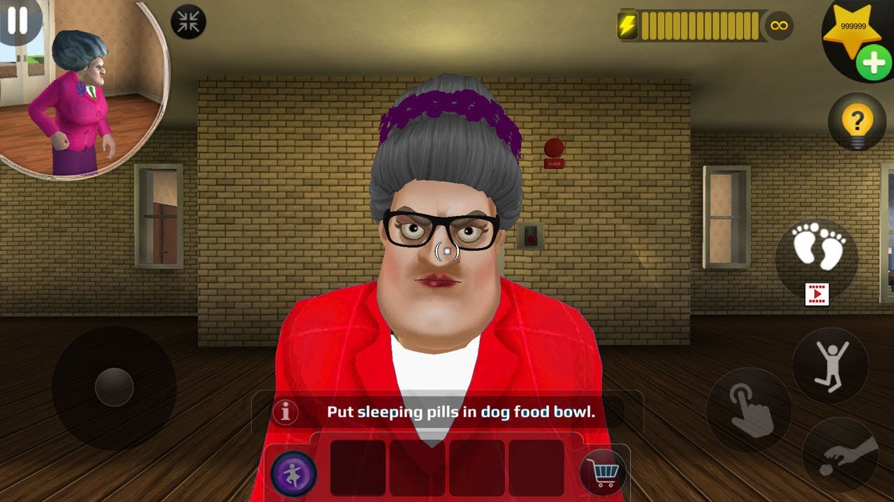 Scary Teacher 3D -play as harley in miss t house