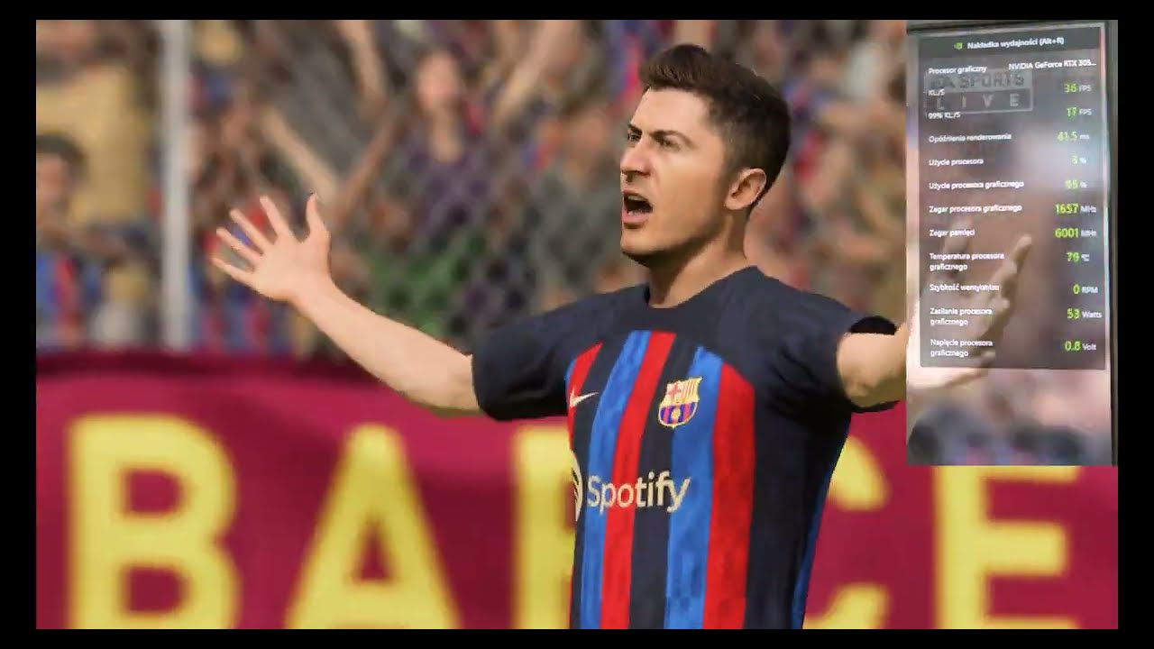 ⚽ FIFA 23 ❗ RTX 3050Ti laptop ❗ Sprawdzamy czy da się zagrać w 4K - game test 💀 ASUS TUF GAMING F15⛔