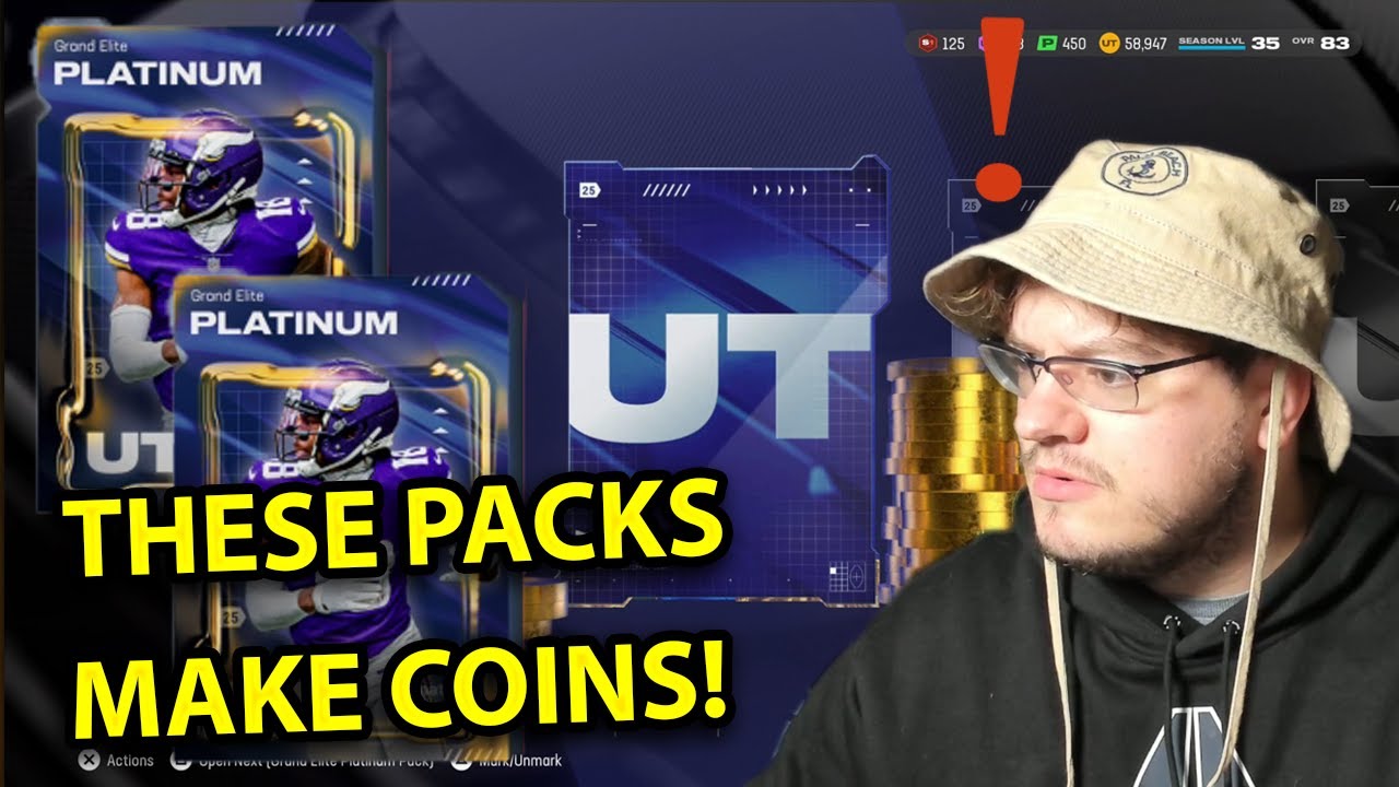 SO MUCH COINS MAX LEVEL GRAND PLATINUM PACK !- Madden Ultimate Team 25