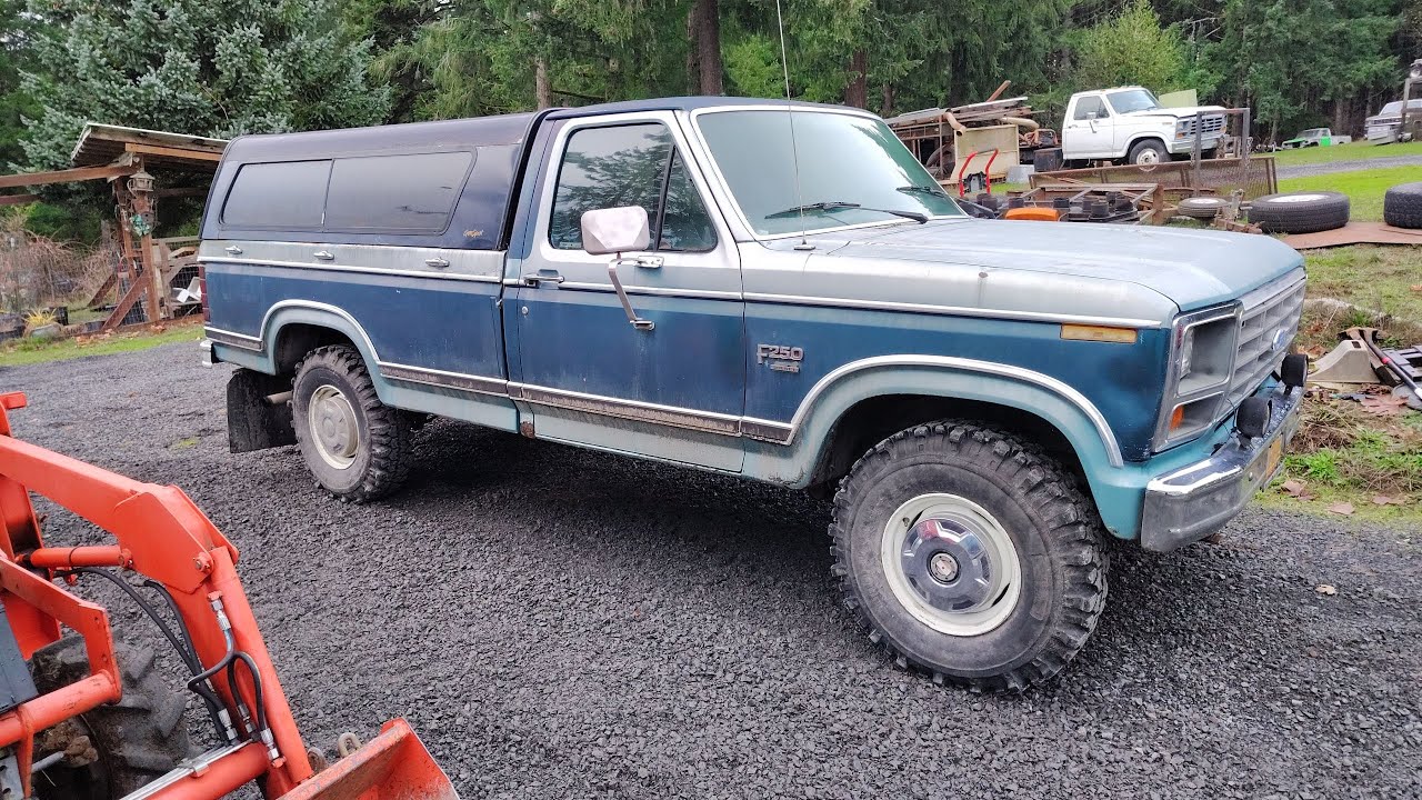 Driving home my FREE 1983 Ford 6.9 IDI Diesel 4x4