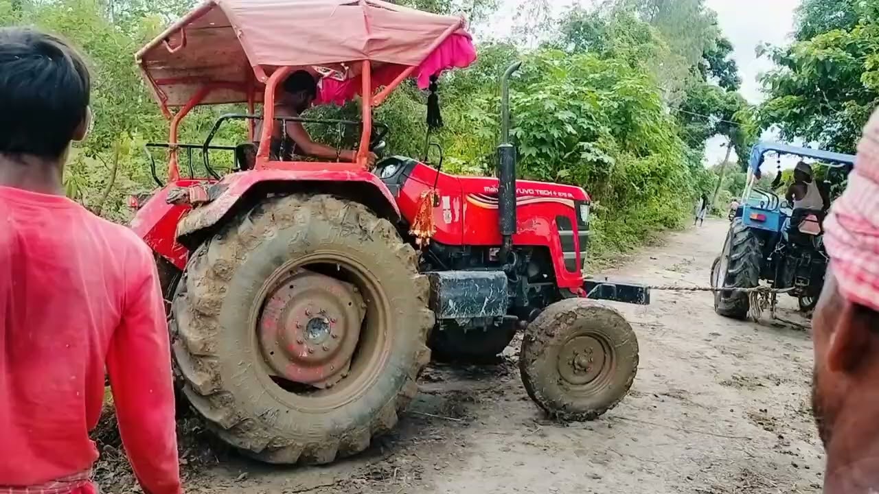 my first vlog 2024 😱ace Vs Mahindra tech+ di 575 #ace #mahindra