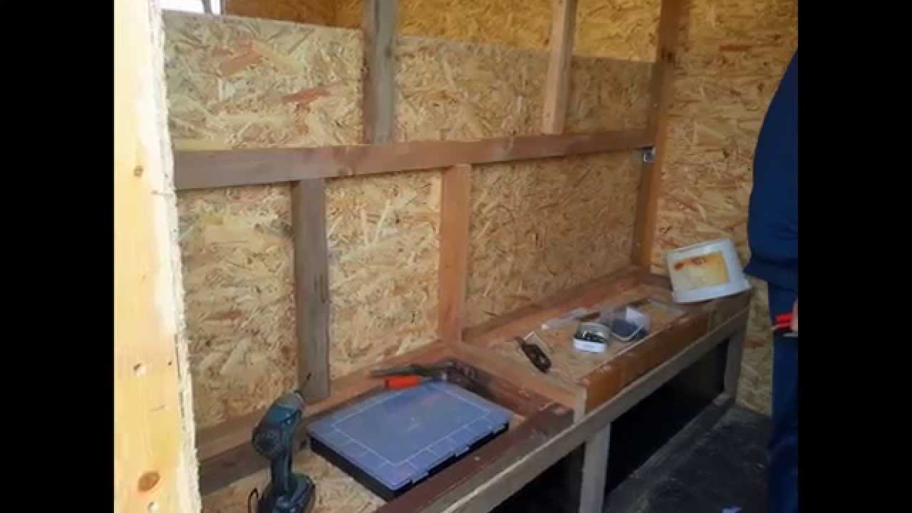 Hühnerstall selber bauen Sommer 2013 Nach Kalle´s Art