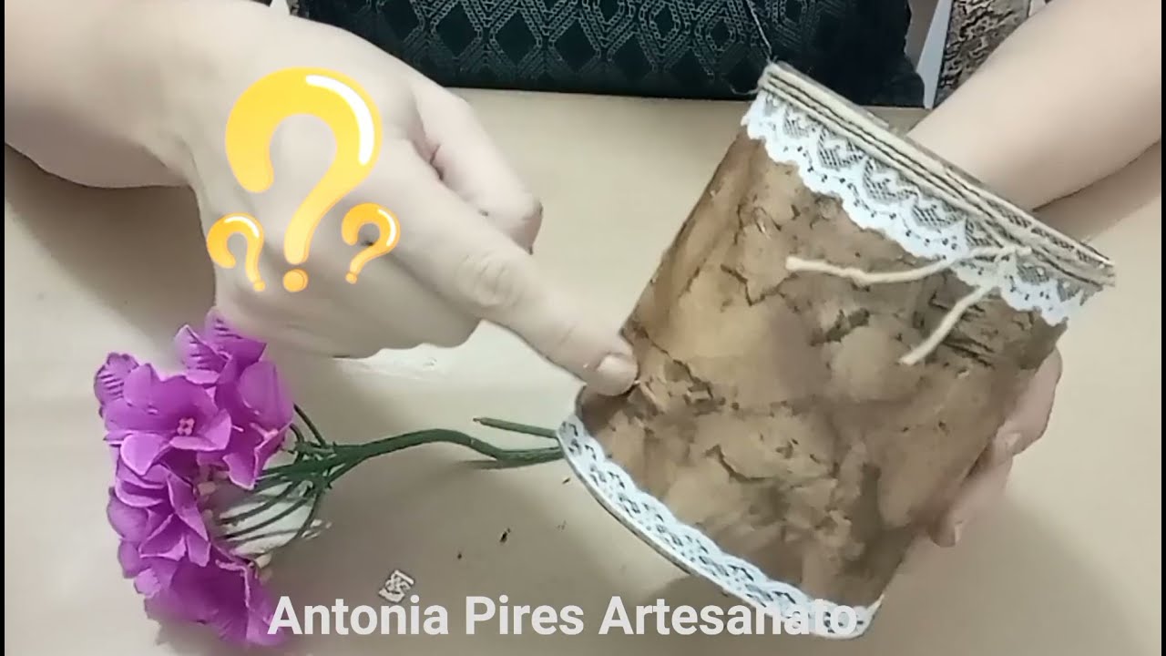 DIY SHOW ESSA IDEIA IMITAÇAO DE COURO COM PAPEL ! LATA DECORADA .. FAÇA E SE ENCANTE