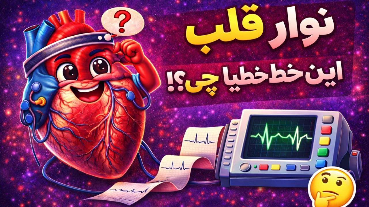 قلبت داره چی میگه؟ نوار قلب مثل نامه عاشقانه برای پزشک‌ها! 💓📜