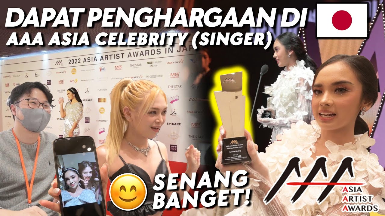 SENANG BANGET DAPAT PENGHARGAAN DI ASIA ARTIST AWARDS 2022 IN JAPAN - LYODRA VLOG