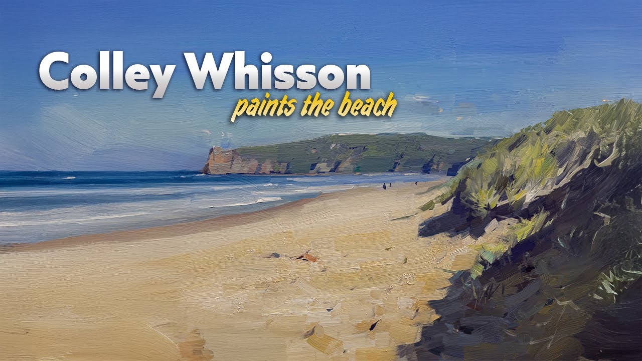 Painting a PERFECT Sunlit Beach
