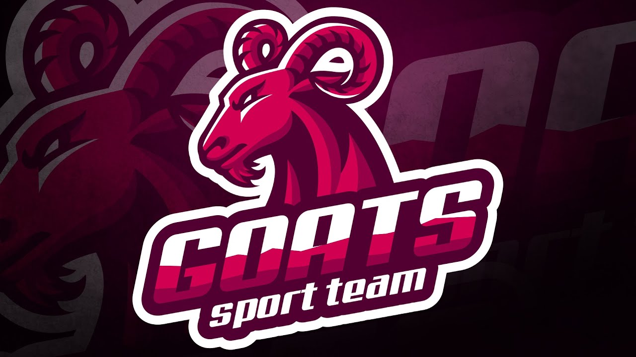 Adobe Illustrator Tutorial:  Design eSports/Sports Logo for Your Team  - Goats Logo
