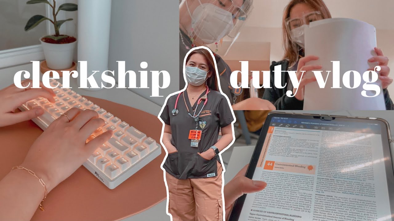 *clerkship duty vlog* 🏥 a week in the life of a medical student - ust med (philippines) | shayne uy