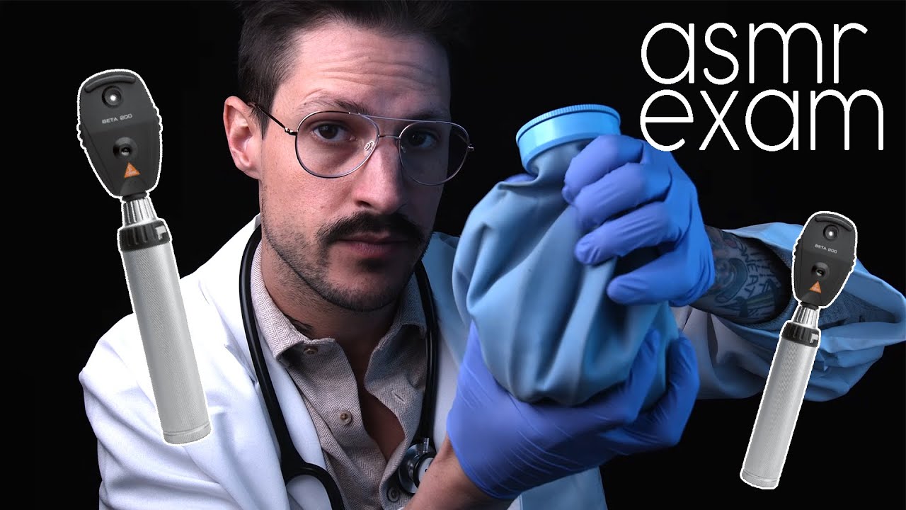 Mind Melting ASMR Inaudible Exam | Soft Spoken | Lights and Medical Doctor Roleplay