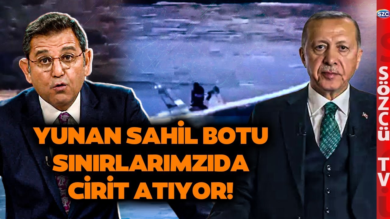 Yunan Sahil Botu Bu Kez Datça'da Sınırlarımız Korumasız! Fatih Portakal O Görüntüleri İzletti!